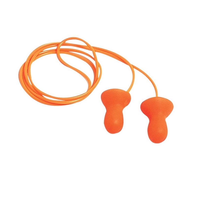 Earplugs NRR-26 dB Foam Orange Corded 100 Pair Per Box