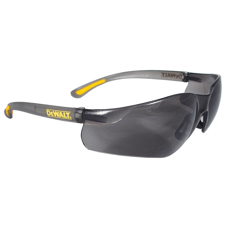 Safety Glasses Smoke Lens Dewalt Contractor Pro