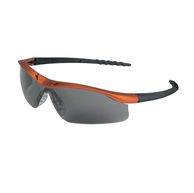 Safety Glasses Orange Frame Gray Anti-Fog Lens 