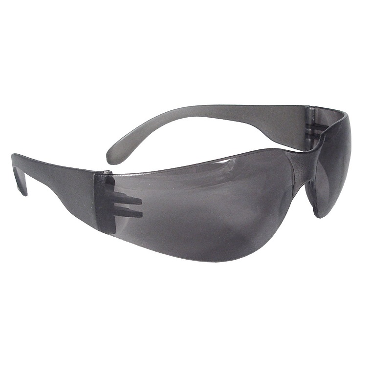 Safety Glasses Smoke Lens Light Weight Full Wraparound Frame 
