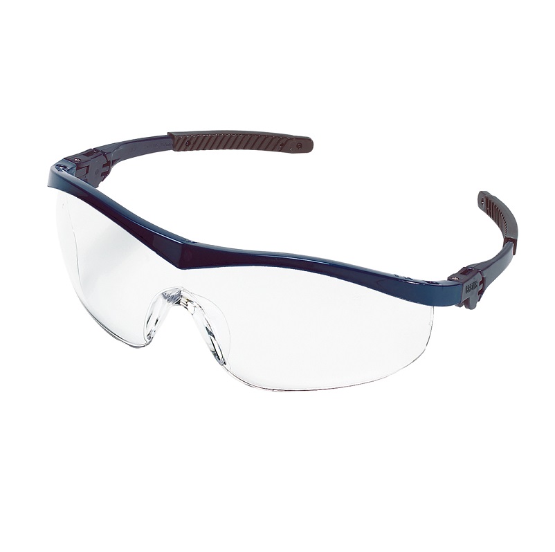 Safety Glasses Clear Lens Navy Frame 