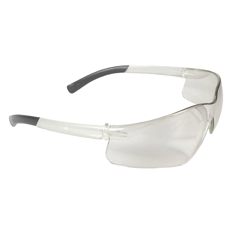 Safety Glasses Clear Lens Rad-Atac Rubber Tipped Temples