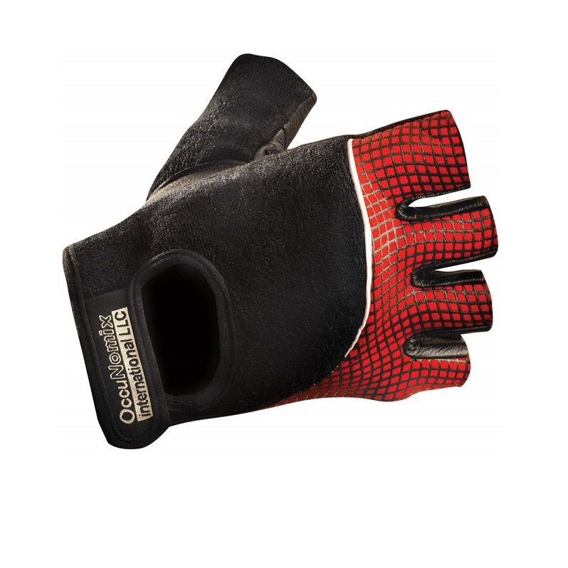 Classic Anti-Vibration Gloves w/Leather Palm and Half Finger