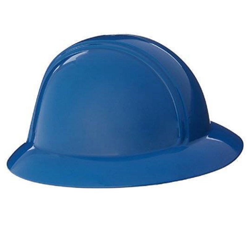 Full Brim Hard Hat Blue with Ratchet Suspension 