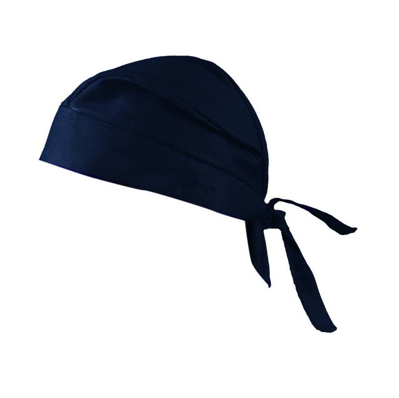 Deluxe Tie Hat Navy with Elastic 
