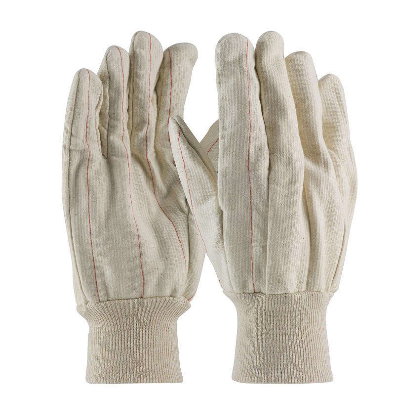 Cotton/Polyester Double Palm Glove w/Knitwrist