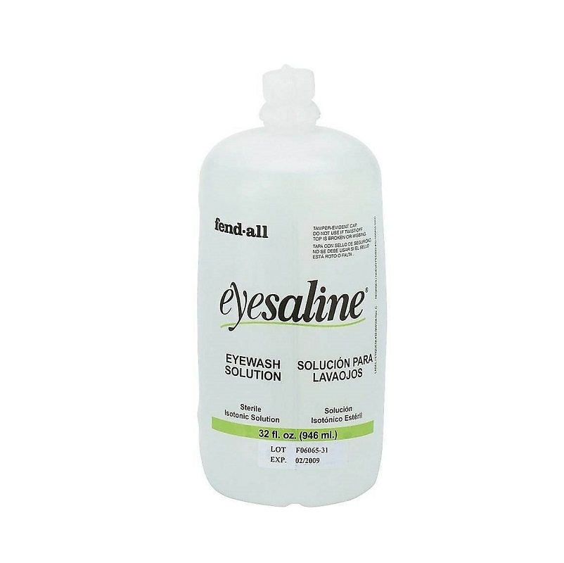 Eyesaline Solution 32 Oz Bottle Fendall 