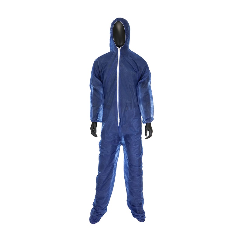 SBP Disposable Coverall w/Hood & Boots Navy