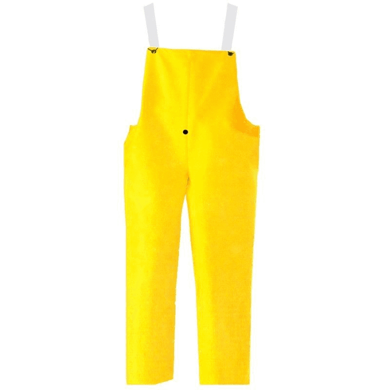American 2X-Large PVC Overalls w/Fly Front in Yellow