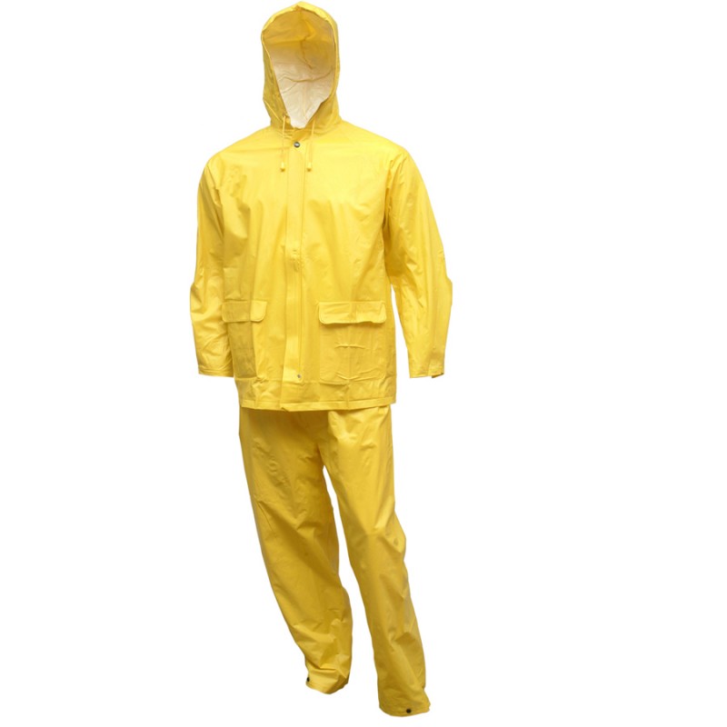 Tuff-Enuff Plus 2pc Suit in Yellow Size Large