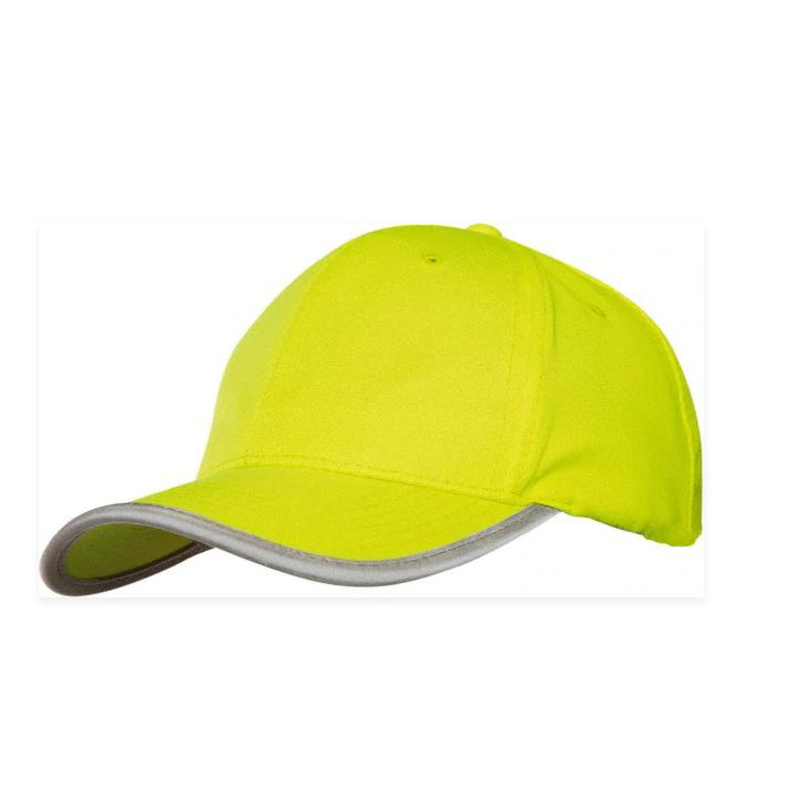 Job Site Knit Hat in Flourescent Yellow-Green