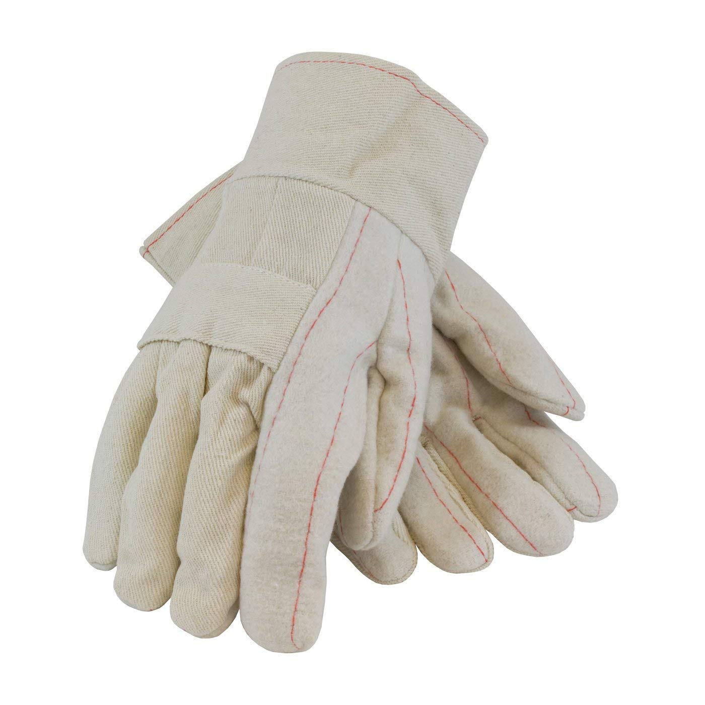 Economy Grade Hot Mill Gloves w/Two Layers of Cotton Canvas