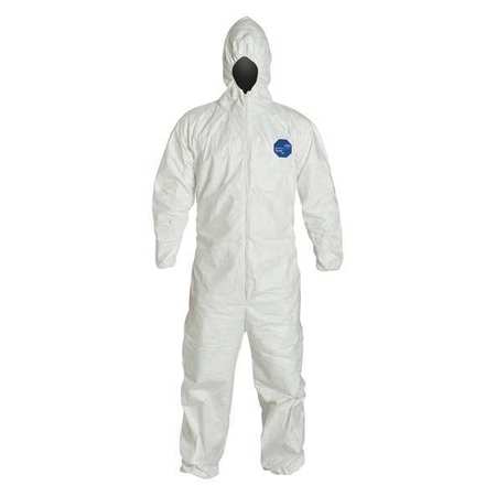 Tyvek Hooded Coveralls w/Elastic Wrists & Ankles