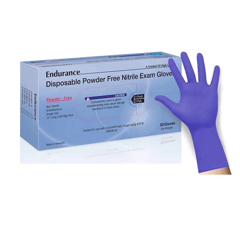 9MIL Disposable Powder Free Nitrile Glove 50/Box