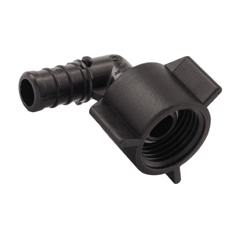 ELBOW 1/2 SWIVEL ADAPTER PLASTIC PEX UP532A BARBXFNPT POLYMER