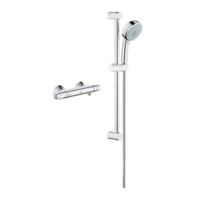Grohtherm 1000 Multi-Function Hand Shower System In StarLight Chrome