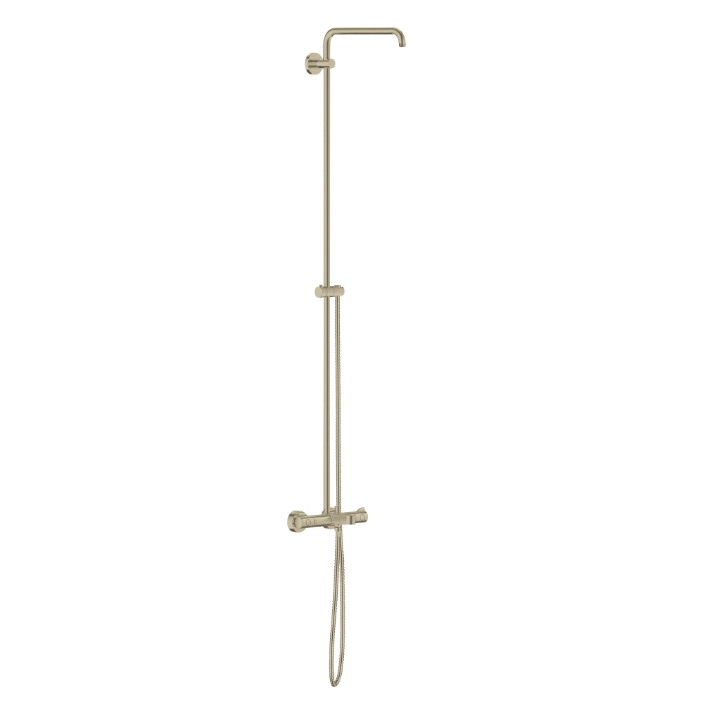 Euphoria Shower/Tub System Less Showerhead and Hand Shower In Brushed Nickel Infinity Finish