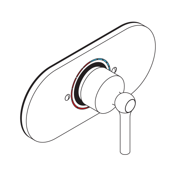 Axor Terrano Pressure Balance Valve In Satinox