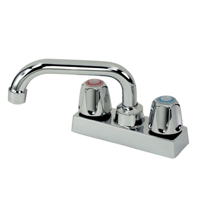 Centerset Laundry Tub Faucet in Brass