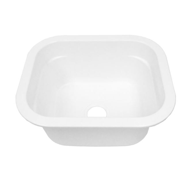 Vector 22x18x10-1/2" Dual Mount Utility Sink in White