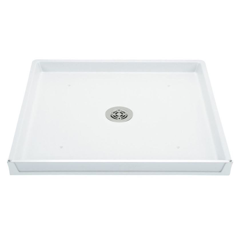 DURAPAN 30x32" Fiberglass Washer/Water Heater Pan w/Center Drain