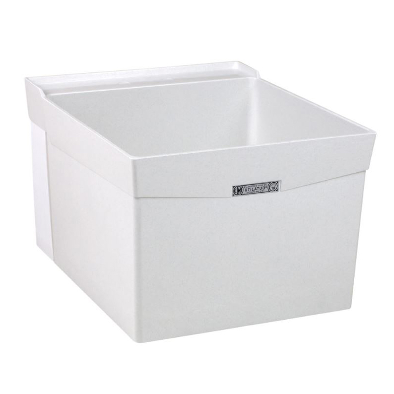 Durastone UTILATUB 20" Wall Mount Laundry Tub in White