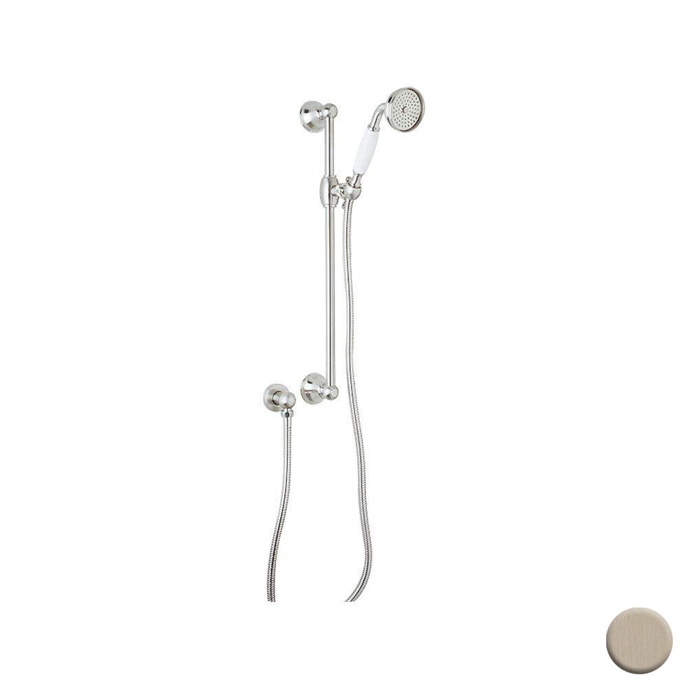 Country Single-Function Hand Shower System In Satin Nickel