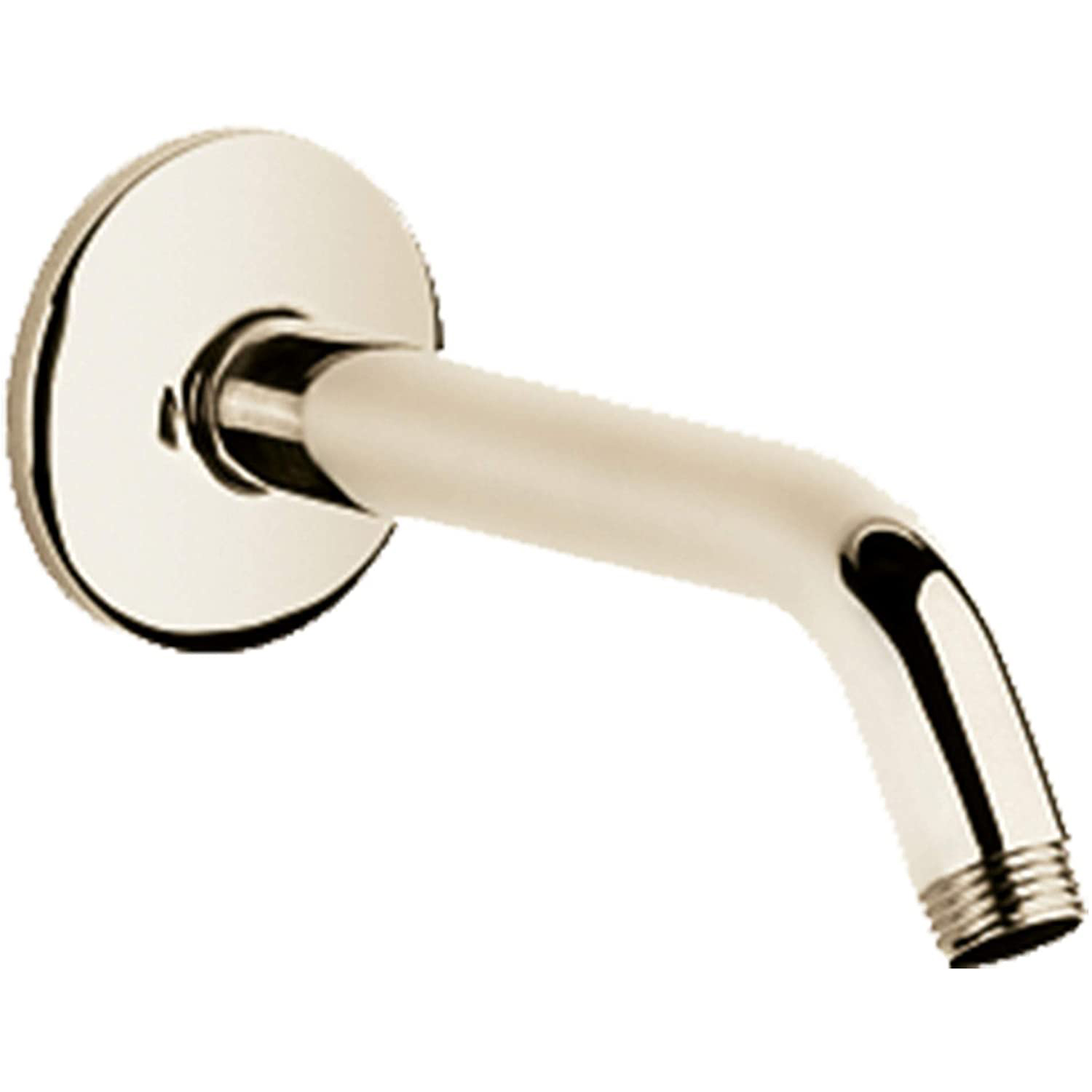 Relexa Wall Mount Shower Arm & Flange In Polished Nickel Infinity Finish