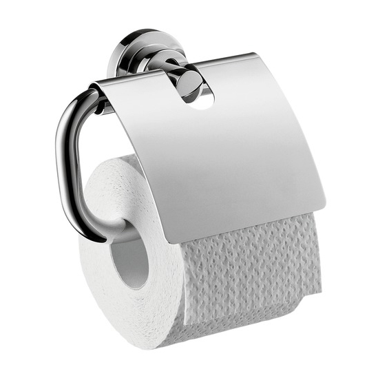 Axor Citterio Toilet Paper Holder w/Cover in Chrome