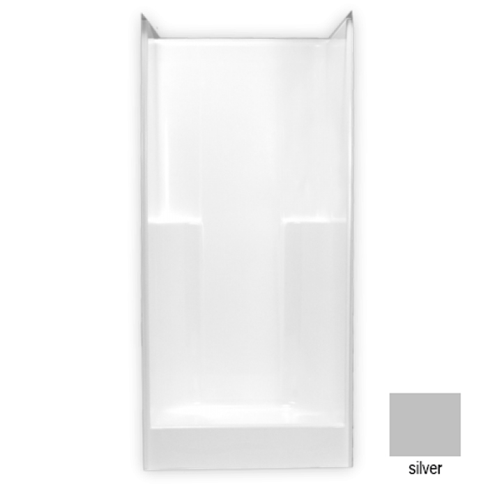 AcrylX Shower 36x35x77-1/4" Silver