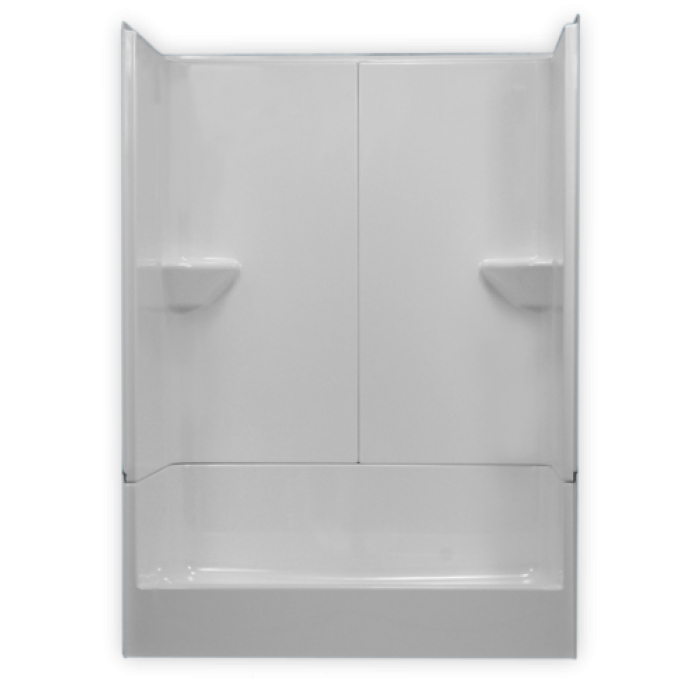 AcrylX Shower 54x28x75-1/2" White