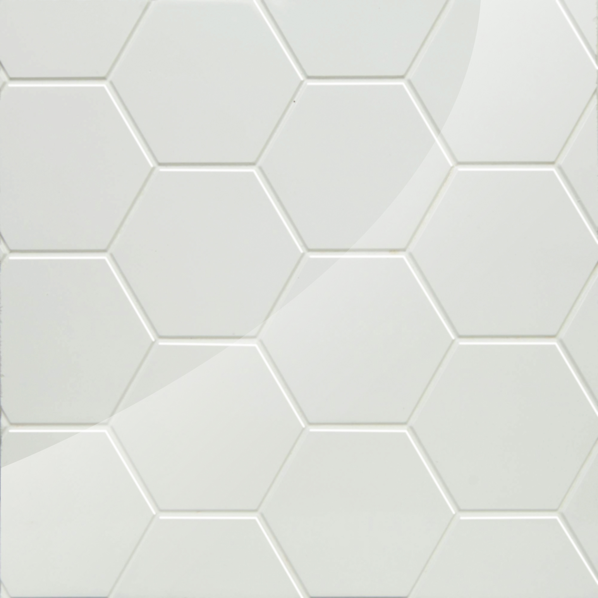 Prodigy 60x36x72" Hexagon Tile Shower Wall Kit in White