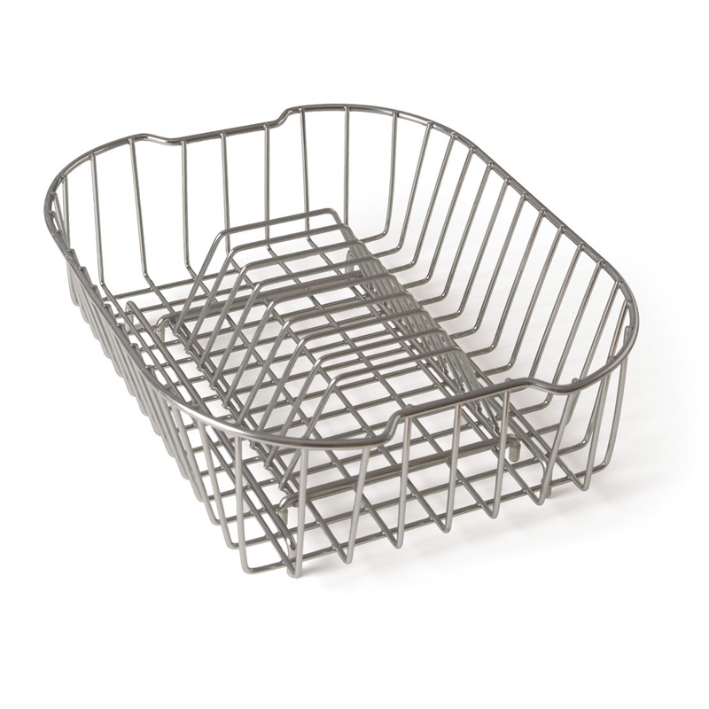Drain Basket 15-1/4x12-1/2x5" Stainless Steel