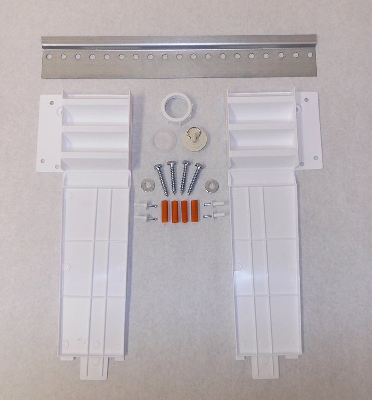 Wall Mounting Hardware for 15W, 18W, & 19W Laundry Tubs