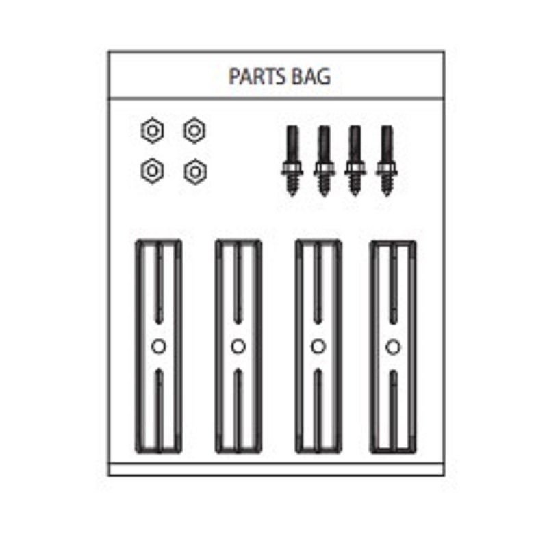 Parts Bag for 10C & 11 Utility Sinks and 20 Bar Sink