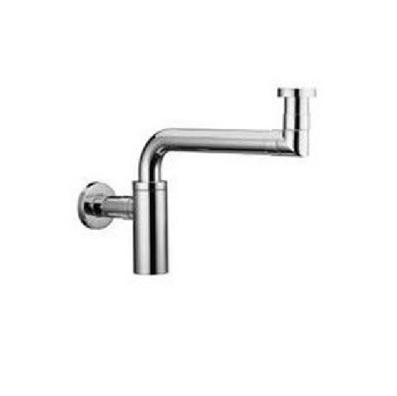 5SIHE00 SKIM TO WALL SIPHON IN CHROME BRASS (P-Trap)