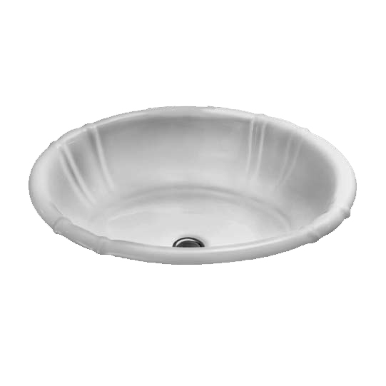 Ceramica Decorativa 20-3/4x16-1/2" Drop-In Lav Sink in Black