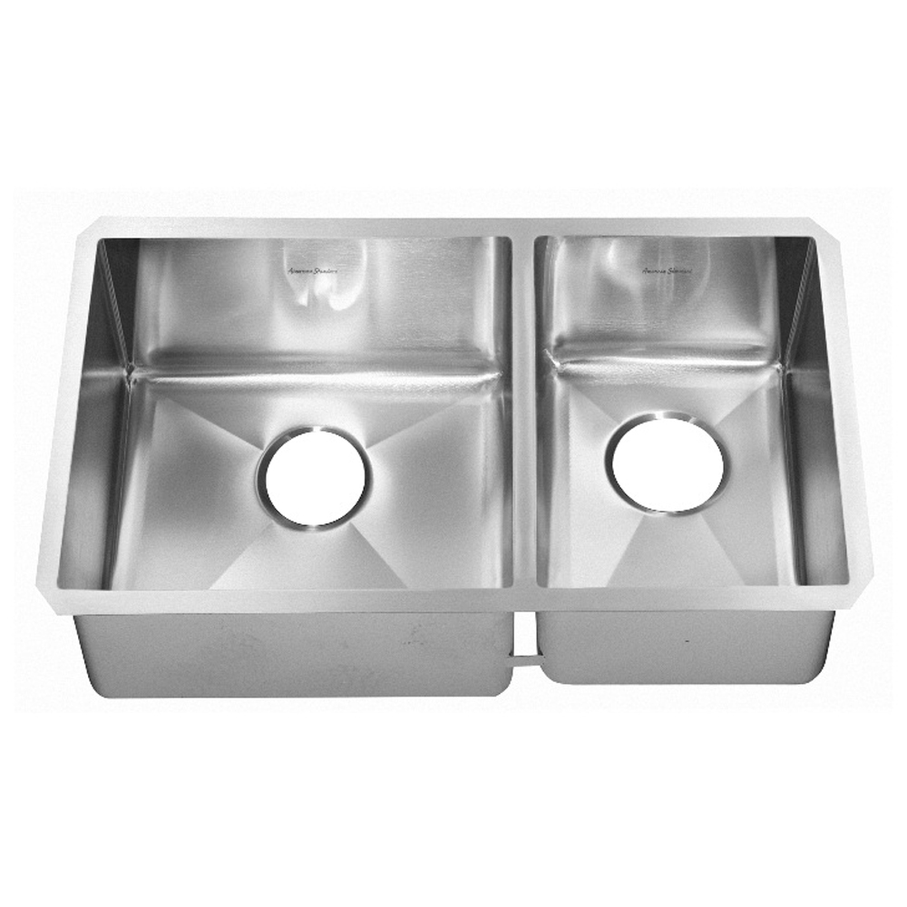 Luxury 26x18x9" Stainless Steel Double Bowl Kitchen Sink Kit
