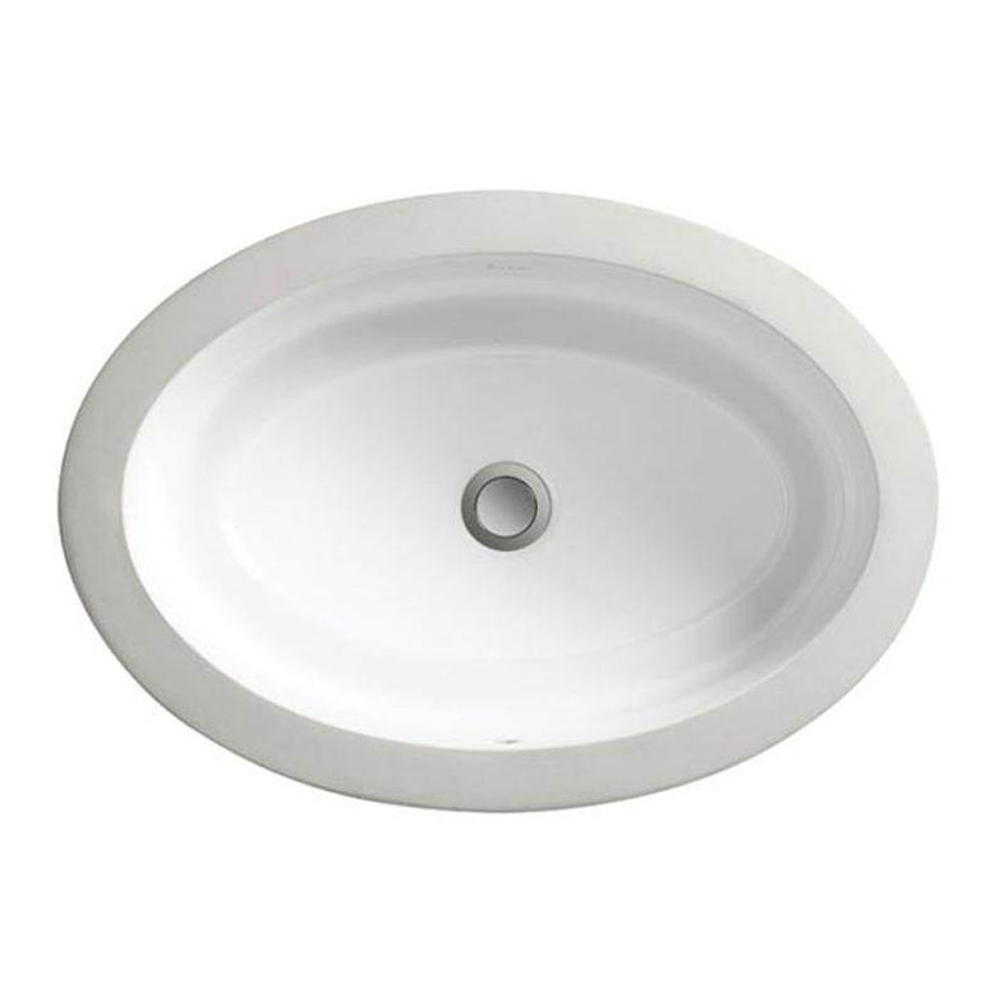 Pop 20-5/8x14-5/8x7-1/2 Single Bowl Bath Sink in Canvas White