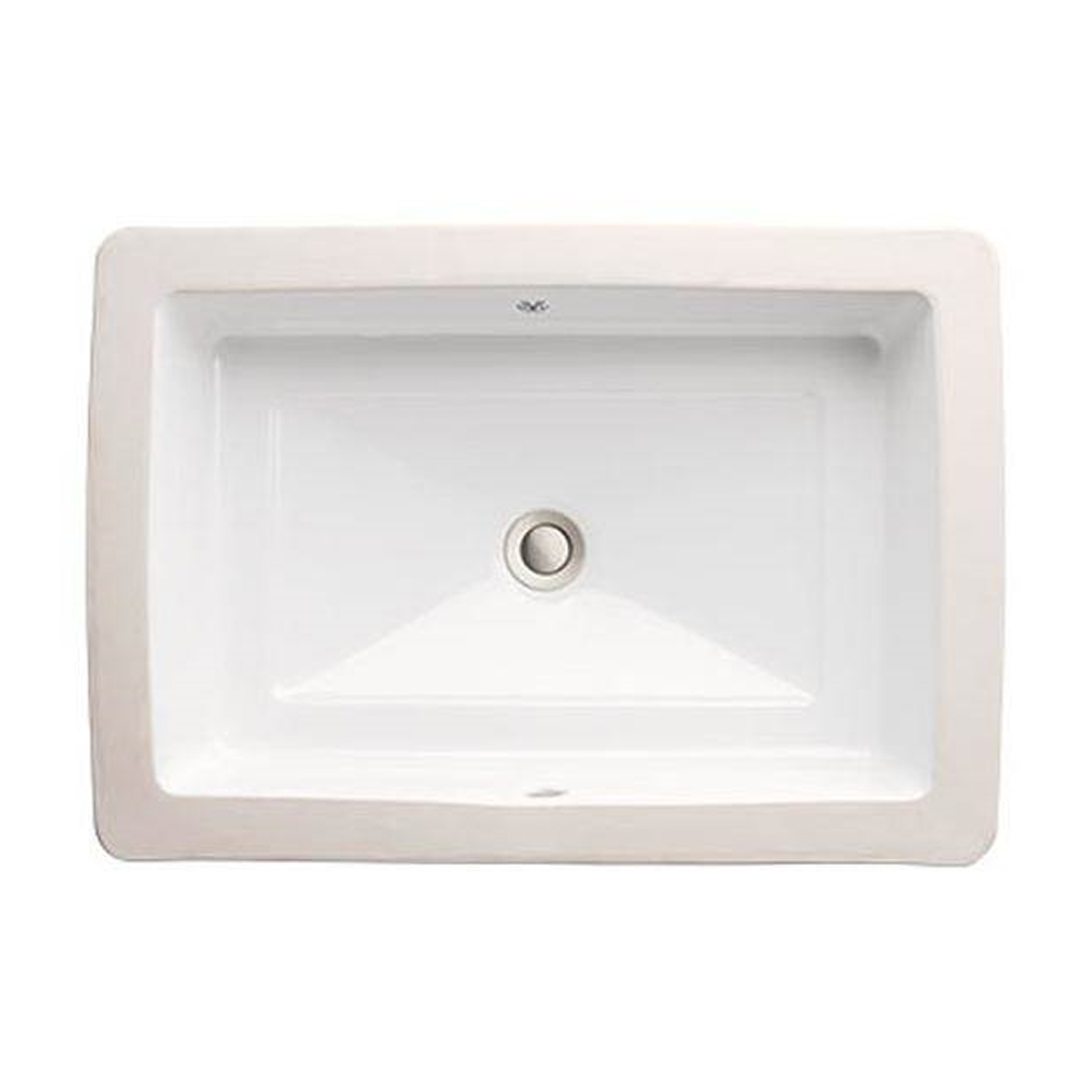 Pop Petite 17-5/8x12-5/8x7-1/2 Single Bowl Bath Sink  Canvas White