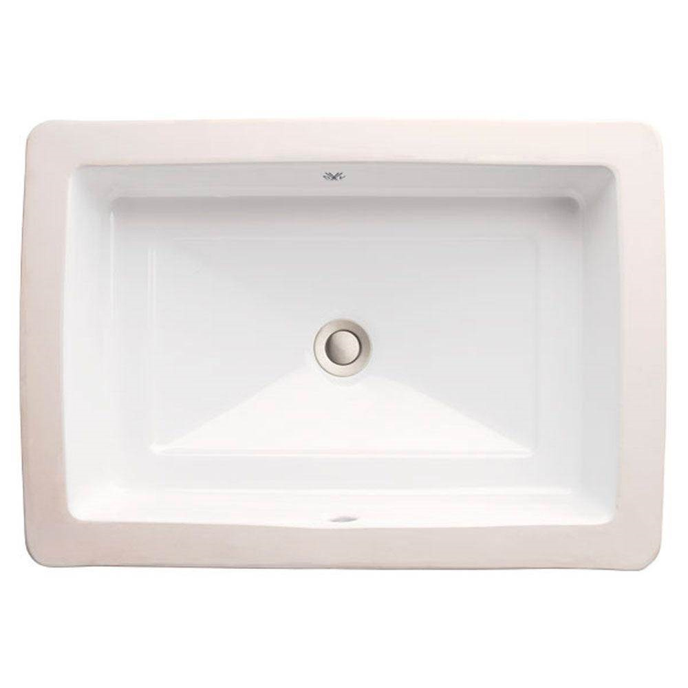 Pop Grande 23-5/8x16-5/8x7-1/2 Single Bowl Bath Sink in Canvas White