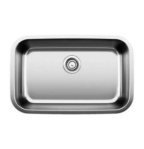 Stellar 28x18x5-1/2" Single Bowl ADA Undermount Kitchen Sink