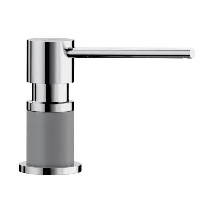 Lato Kitchen Soap Dispenser in Chrome/Metallic Gray