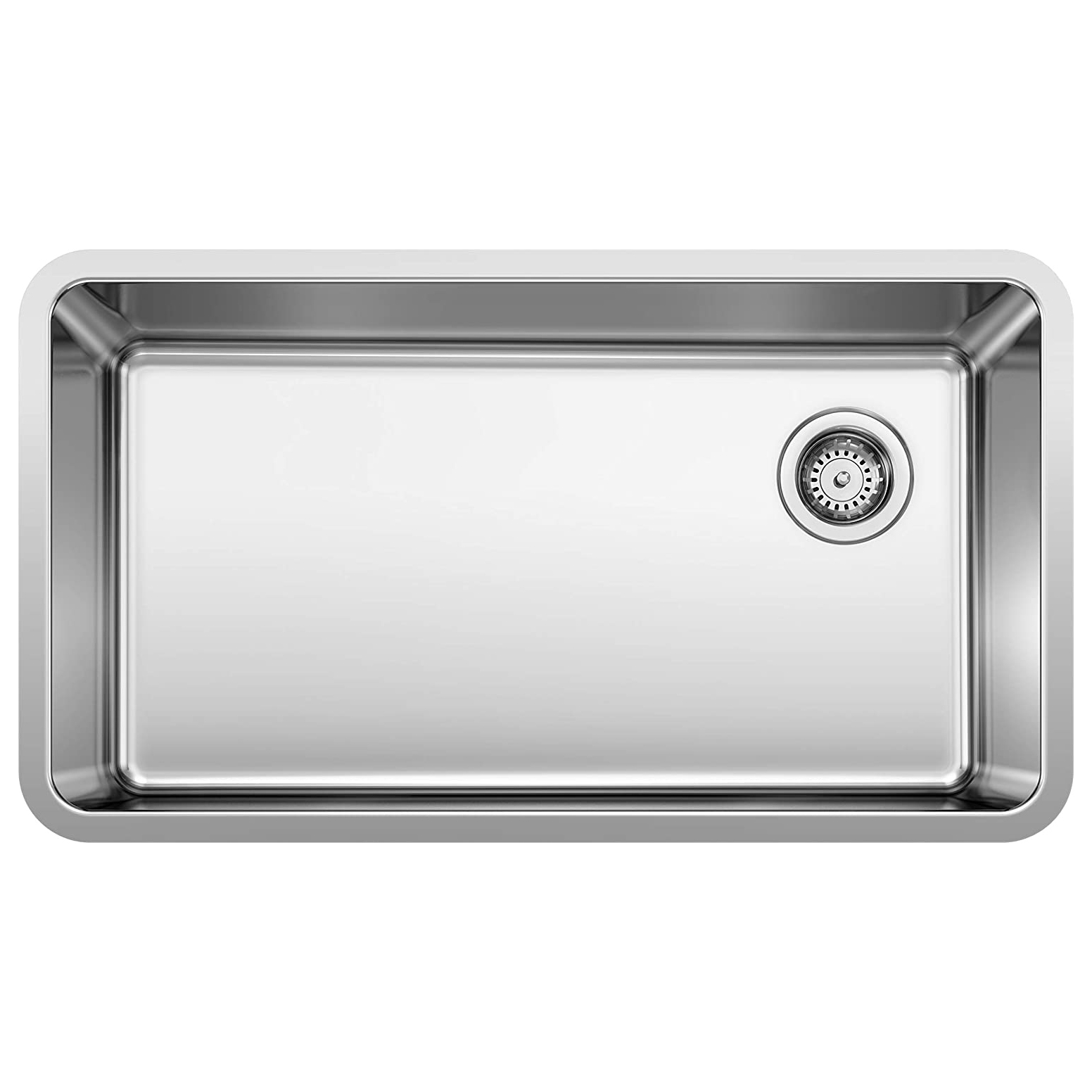 Formera 33x18x9 Stainless Steel XL Super Single Kitchen Sink