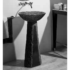 Stone Pedestal Base Only in Gray