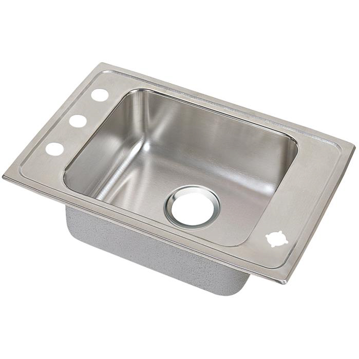 25x17x5-1/2" Stainless Steel Single Bowl Classroom ADA Sink