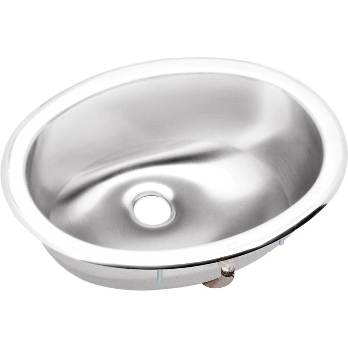 Asana 16x12-1/2x5-13/16" Stainless Steel Single Bowl Lavatory Sink