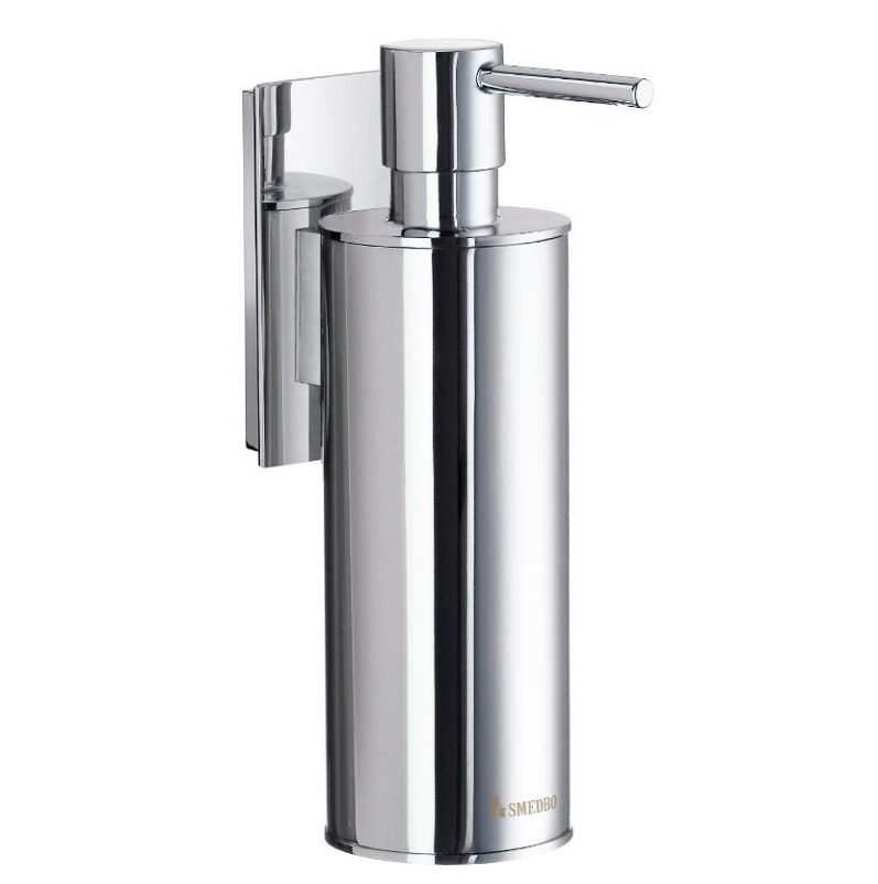 Pool Wall Mount Soap Dispenser w/Holder in Polished Chrome
