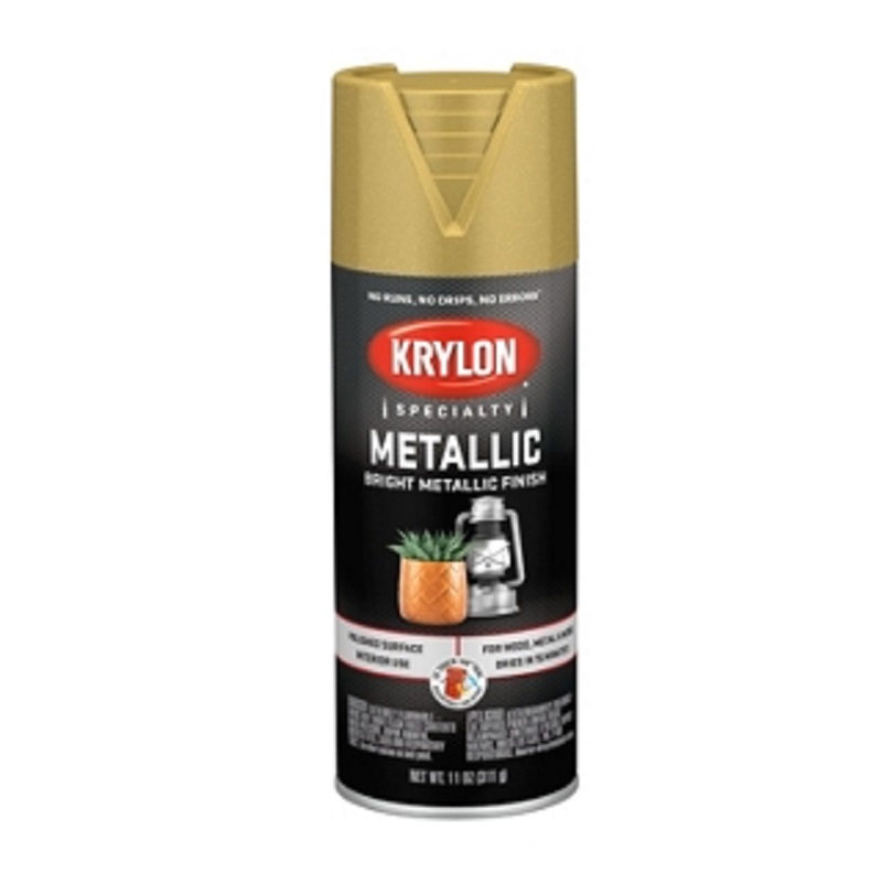 Krylon Bright Gold Acrylic Enamel 16oz Aerosol Can 