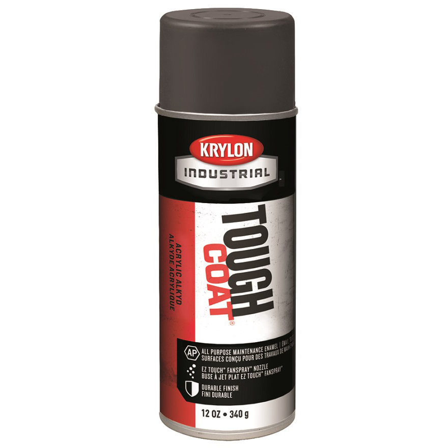 Krylon Tough Coat 16 oz Dark Gray Acrylic Alkyd Enamel Spray